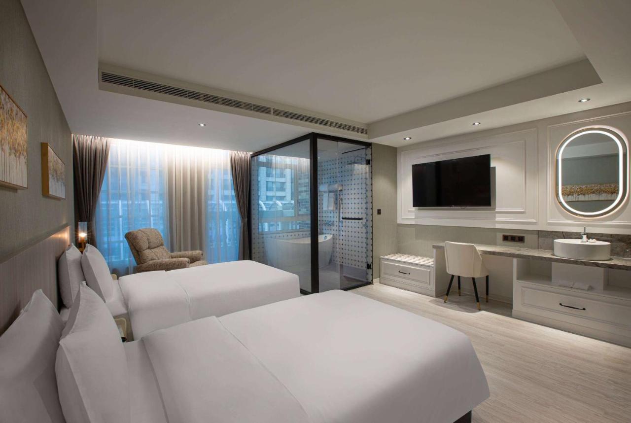 Tryp By Wyndham New Taipei Linkou 新北林口爵怡溫德姆酒店機場捷運mrta9林口站 Zewnętrze zdjęcie