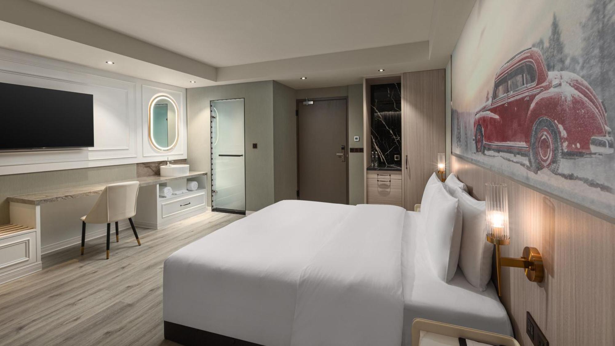Tryp By Wyndham New Taipei Linkou 新北林口爵怡溫德姆酒店機場捷運mrta9林口站 Zewnętrze zdjęcie