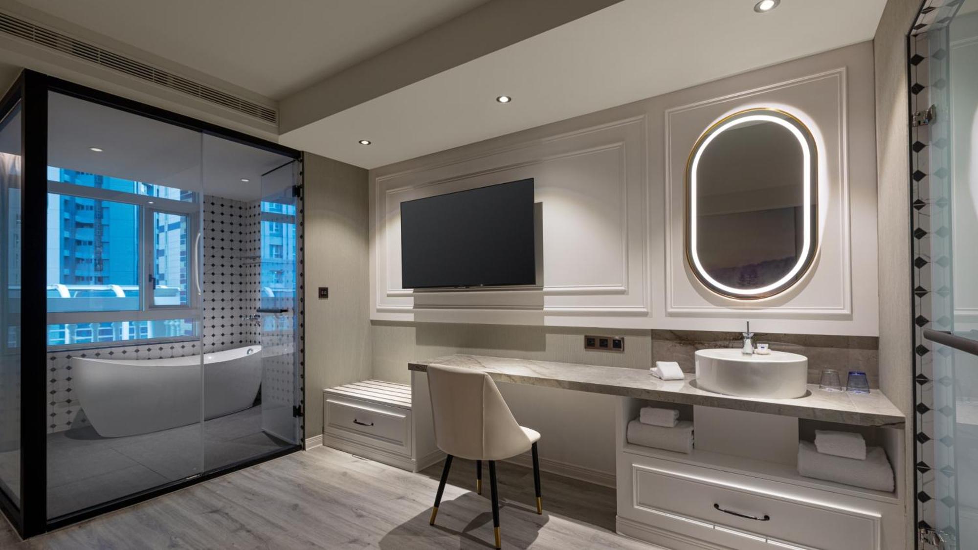 Tryp By Wyndham New Taipei Linkou 新北林口爵怡溫德姆酒店機場捷運mrta9林口站 Zewnętrze zdjęcie